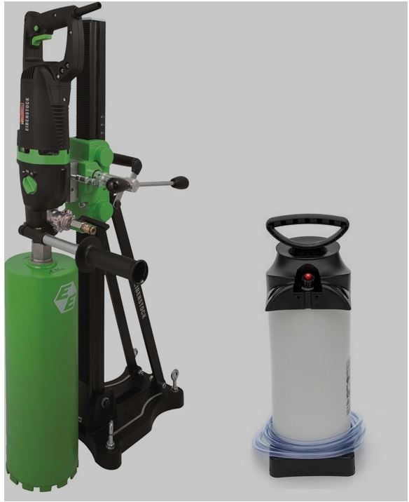 Diamantkernbohreinheit Inkl. Druckwasserbehälter 10 Liter